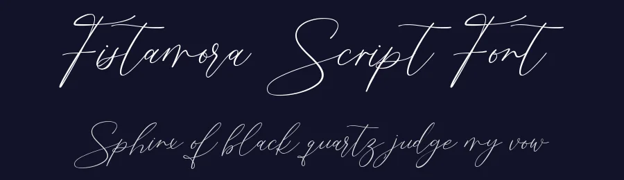 Fistamora Script Font by Letteratom — Script Handwritten Font — thumbnail 2