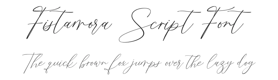 Fistamora Script Font by Letteratom — Script Handwritten Font