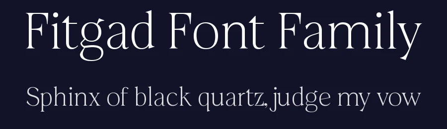 Fitgad Font Family by Propertype — Serif Font — thumbnail 2