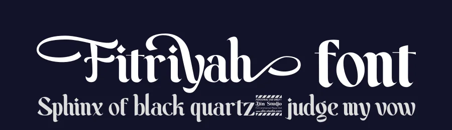 Fitriyah font by Din Studio — Display Font — thumbnail 2