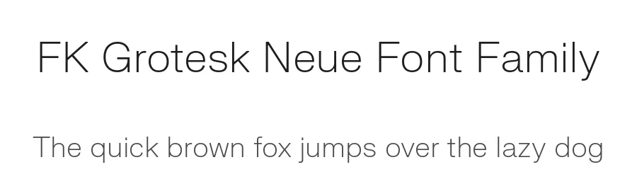 FK Grotesk Neue Font Family by Florian Karsten — Decorative Font