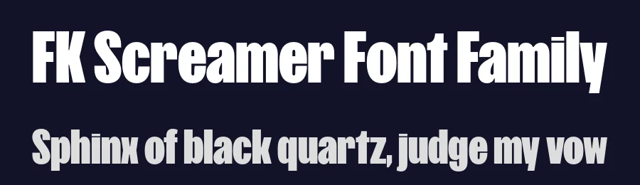 FK Screamer Font Family by Florian Karsten — Decorative Font — thumbnail 2