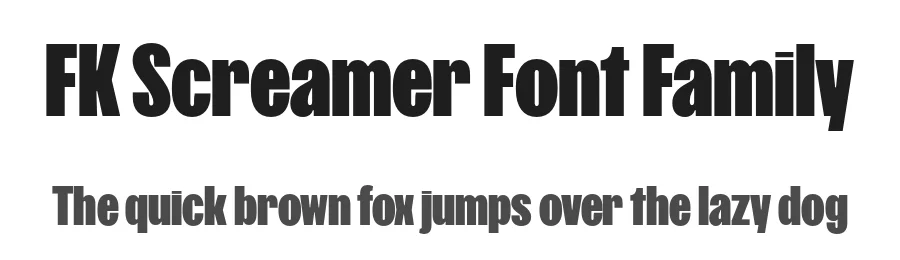 FK Screamer Font Family by Florian Karsten — Decorative Font