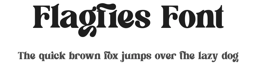 Flagfies Font by Dhabee — Serif Font