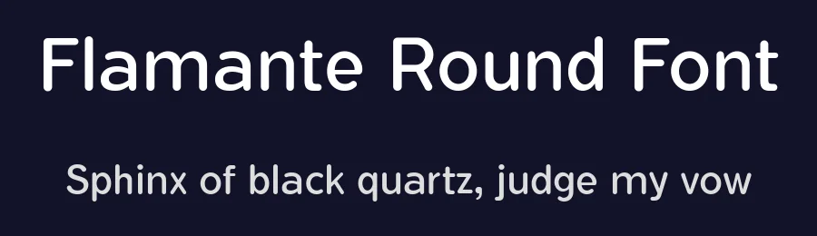 Flamante Round Font by defharo — Sans Serif Font — thumbnail 2