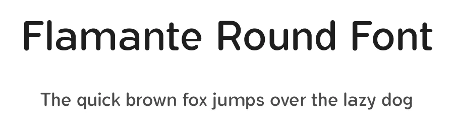 Flamante Round Font by defharo — Sans Serif Font