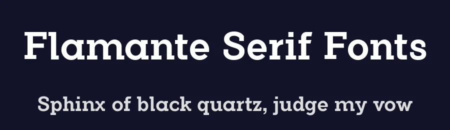 Flamante Serif Fonts by defharo — Slab Serif Font — thumbnail 2