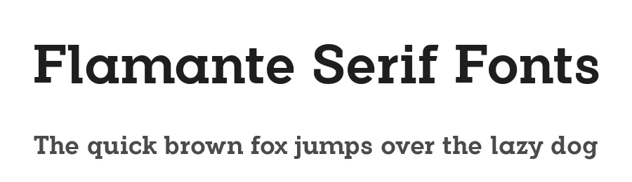 Flamante Serif Fonts by defharo — Slab Serif Font