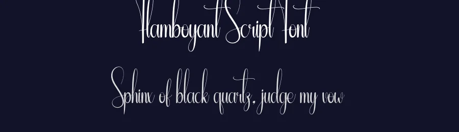 Flamboyant Script Font by andikastudio — Script Handwritten Font — thumbnail 2