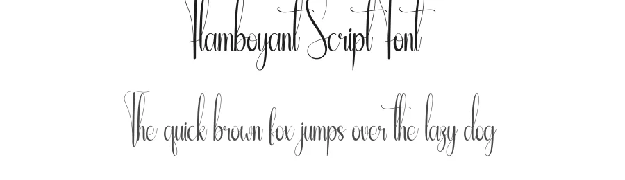 Flamboyant Script Font by andikastudio — Script Handwritten Font