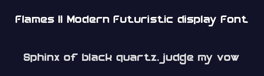 Flames || Modern Futuristic display Font by ErmediaStudio — Display Font — thumbnail 2