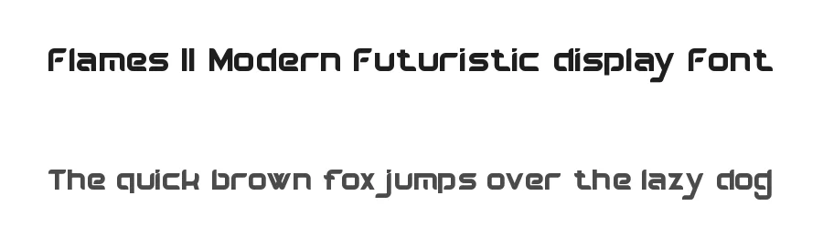 Flames || Modern Futuristic display Font by ErmediaStudio — Display Font