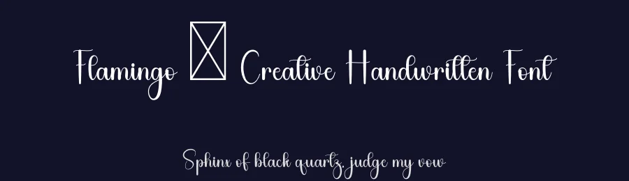 Flamingo – Creative Handwritten Font by freshtypeink — Script Handwritten Font — thumbnail 2