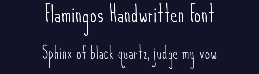 Flamingos Handwritten Font by wellscriptstudio — Script Handwritten Font — thumbnail 2
