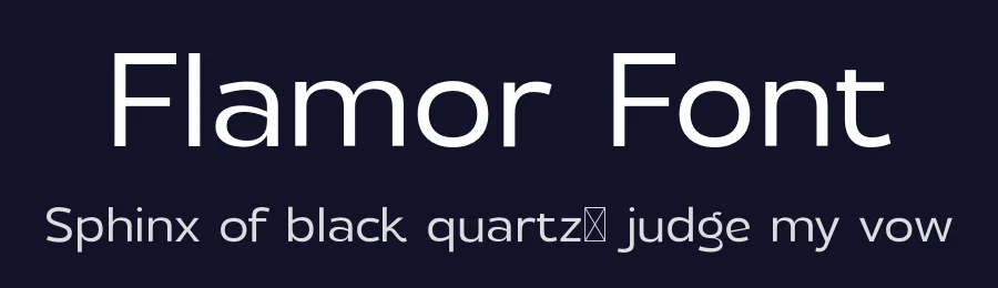 Flamor Font by vpcreativeshop — Sans Serif Font — thumbnail 2