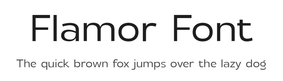 Flamor Font by vpcreativeshop — Sans Serif Font