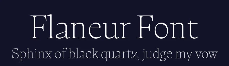 Flaneur Font by Freds Fonts — Display Font — thumbnail 2