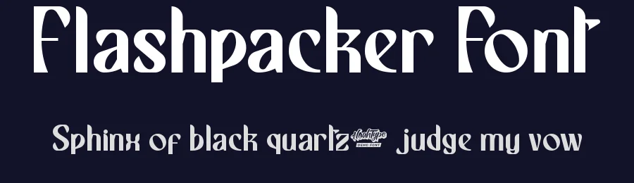 Flashpacker Font by noahtype — Display Font — thumbnail 2