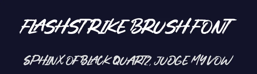 Flashstrike Brush Font by letterara — Script Handwritten Font — thumbnail 2