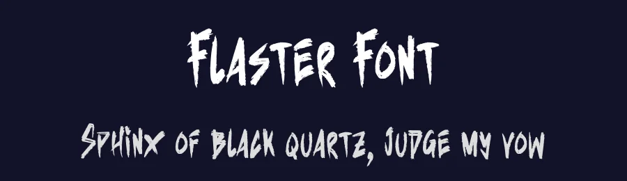 Flaster Font by Dhabee — Script Handwritten Font — thumbnail 2