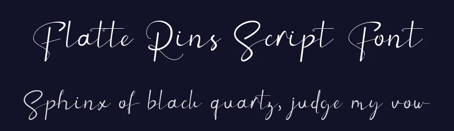 Flatte Rins Script Font by ErmediaStudio — Script Handwritten Font — thumbnail 2