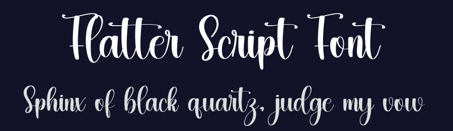 Flatter Script Font by inermediaSTUDIO — Script Handwritten Font — thumbnail 2
