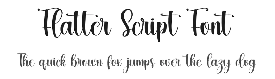 Flatter Script Font by inermediaSTUDIO — Script Handwritten Font