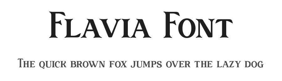 Flavia Font by Rautan Studio — Display Font