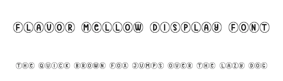 Flavor Mellow Display Font by creativeletter — Decorative Font