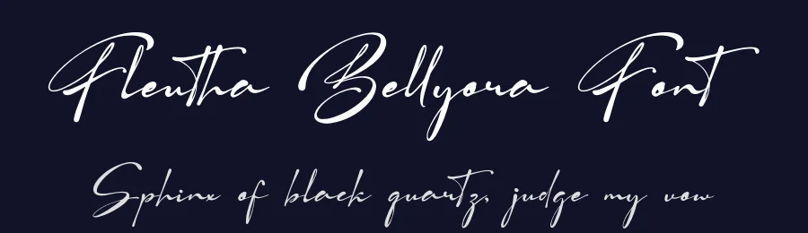 Flentha Bellyora Font by Denustudios — Script Handwritten Font — thumbnail 2