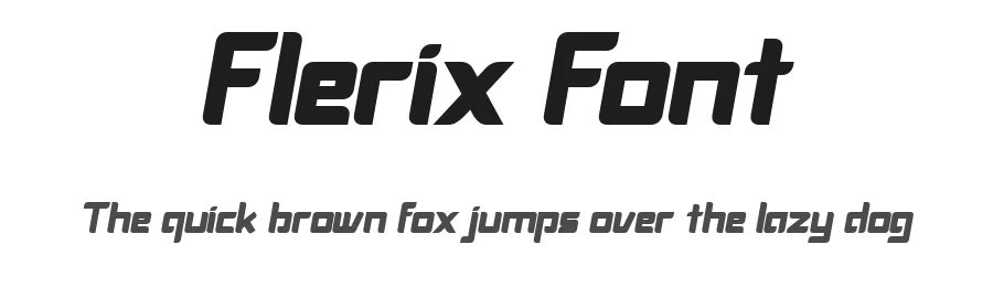 Flerix Font by Flawless And Co — Sans Serif Font