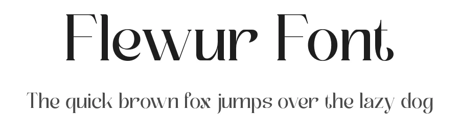 Flewur Font by Pikgura — Serif Font