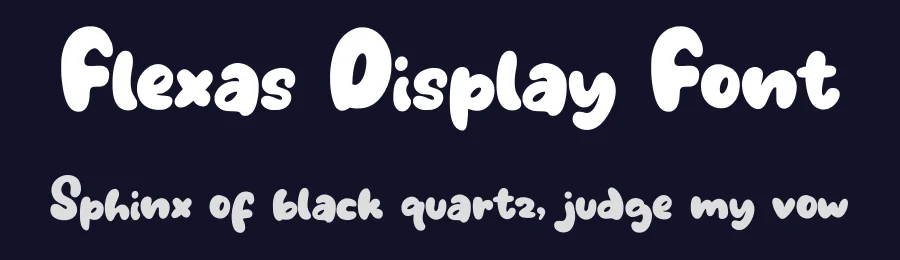 Flexas Display Font by Dhabee — Decorative Font — thumbnail 2