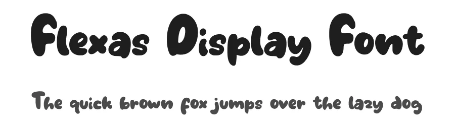 Flexas Display Font by Dhabee — Decorative Font