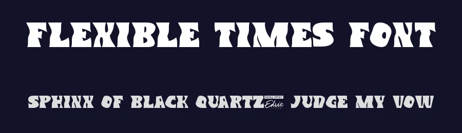 Flexible Times Font by edricstudio — Display Font — thumbnail 2
