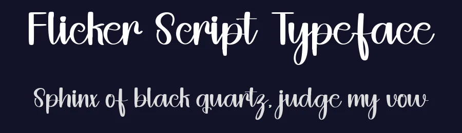 Flicker Script Typeface by inermediaSTUDIO — Script Handwritten Font — thumbnail 2