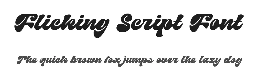 Flicking Script Font by Dharmas Studio — Decorative Font
