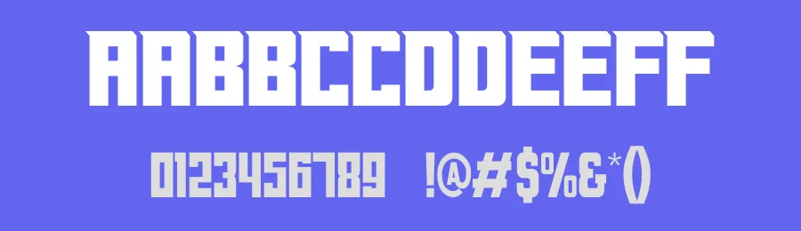 Flight Square Font by Rachmad bagus f — Display Font — thumbnail 3