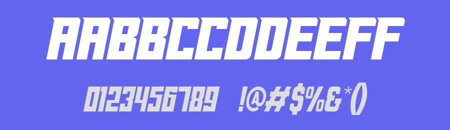 Flight Square Italic Font by Rachmad bagus f — Display Font — thumbnail 3