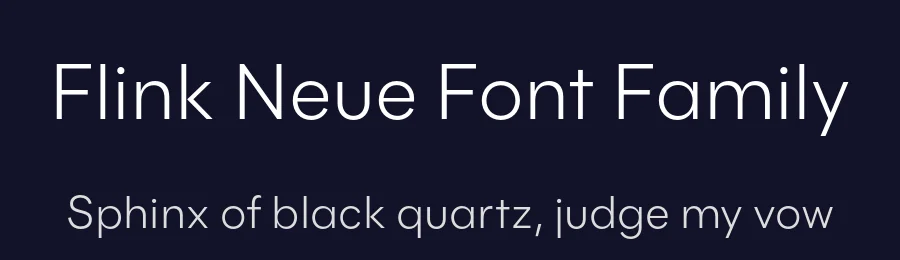 Flink Neue Font Family by Identity Letters — Decorative Font — thumbnail 2