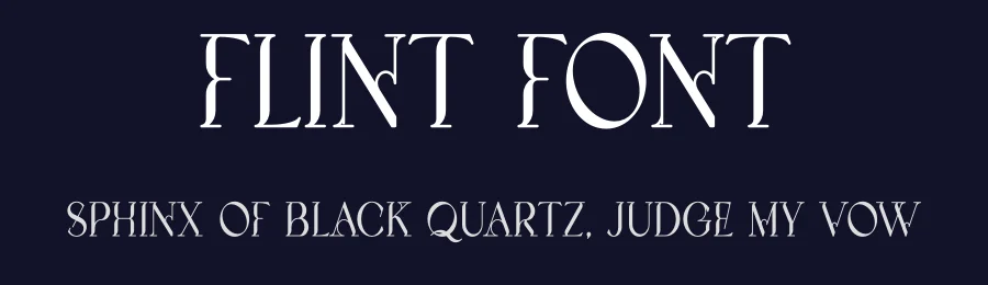 Flint Font by vpcreativeshop — Display Font — thumbnail 2