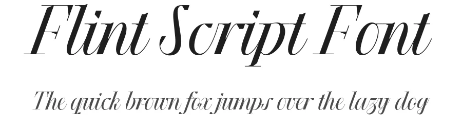 Flint Script Font by That That Creative — Script Handwritten Font