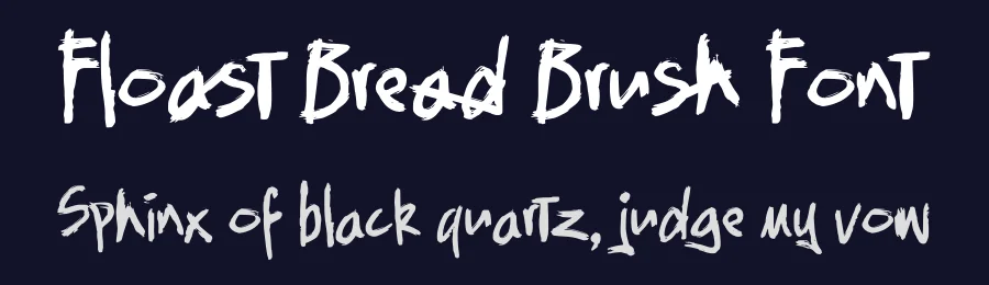 Floast Bread Brush Font by Dhabee — Script Handwritten Font — thumbnail 2