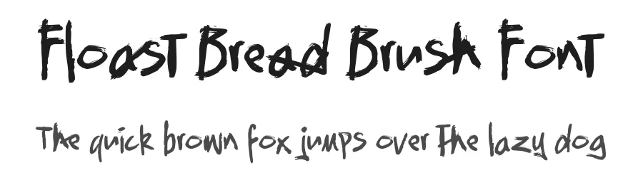 Floast Bread Brush Font by Dhabee — Script Handwritten Font