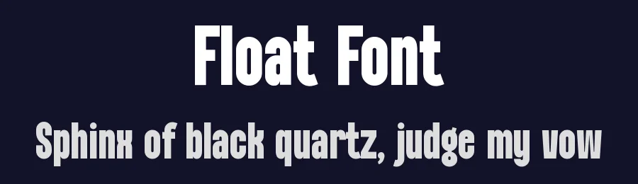 Float Font by Rautan Studio — Decorative Font — thumbnail 2