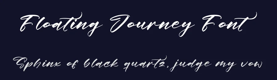 Floating Journey Font by stylishtype.co — Script Handwritten Font — thumbnail 2