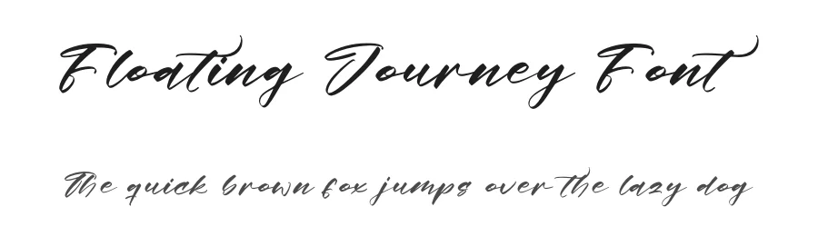 Floating Journey Font by stylishtype.co — Script Handwritten Font
