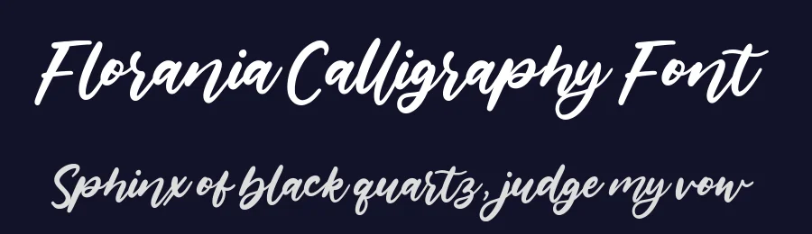 Florania Calligraphy Font by balpirick — Script Handwritten Font — thumbnail 2