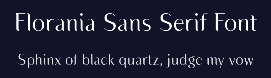Florania Sans Serif Font by Eko Bimantara — Sans Serif Font — thumbnail 2