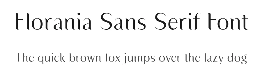 Florania Sans Serif Font by Eko Bimantara — Sans Serif Font